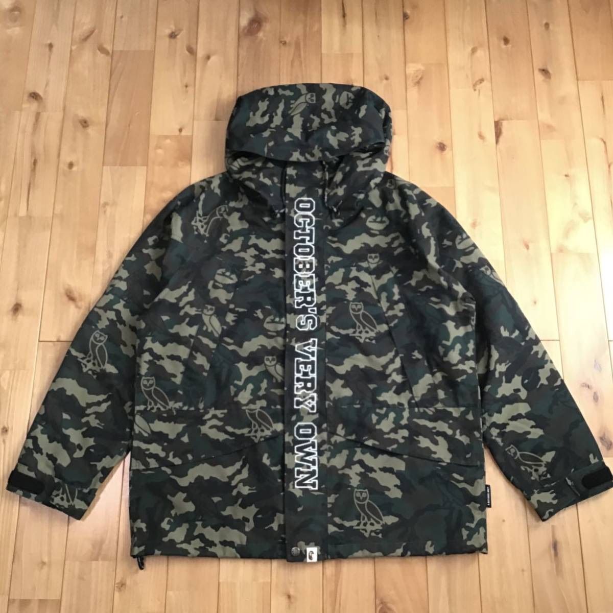 70％OFF】 OVO CAMO BAPE camo SNOW A スノボジャケット NWT ベイプ