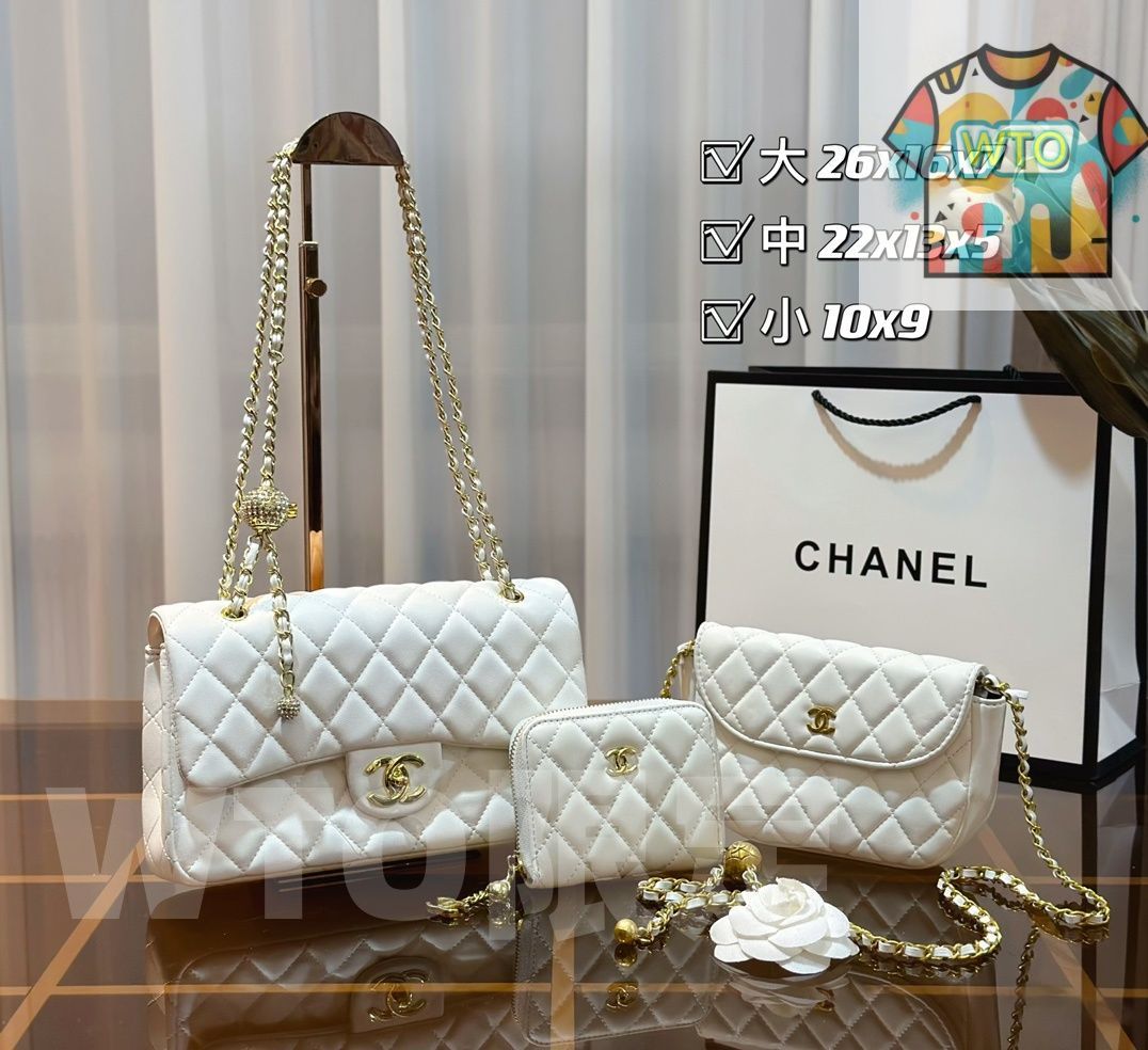 シャネル2点セット　コメントで8700円 今日WTO】Chanel シャネル 組み合わせパック 三つの割引価格