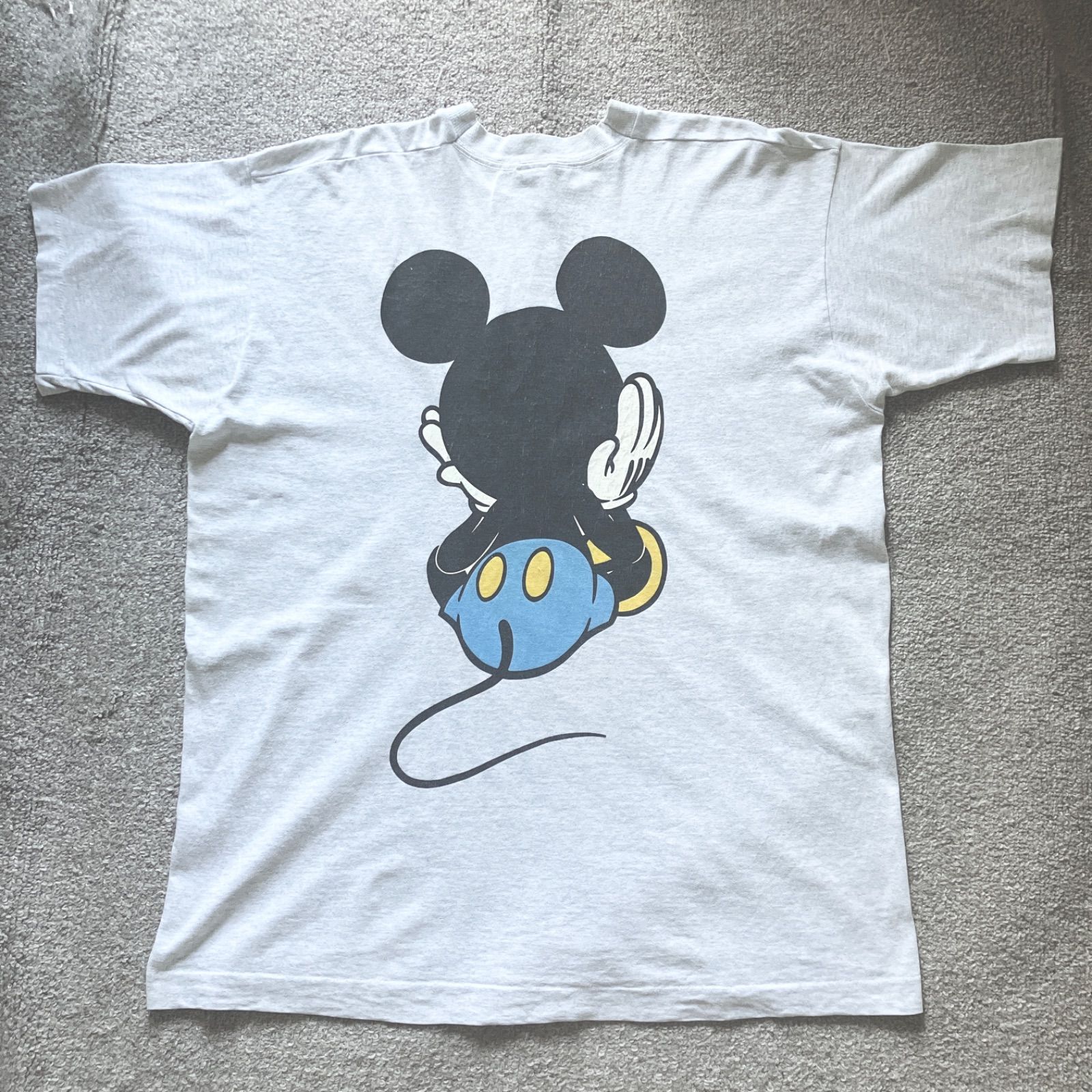 90s disney vintage 青パンミッキー tee Tシャツ USA製 アメリカ製 