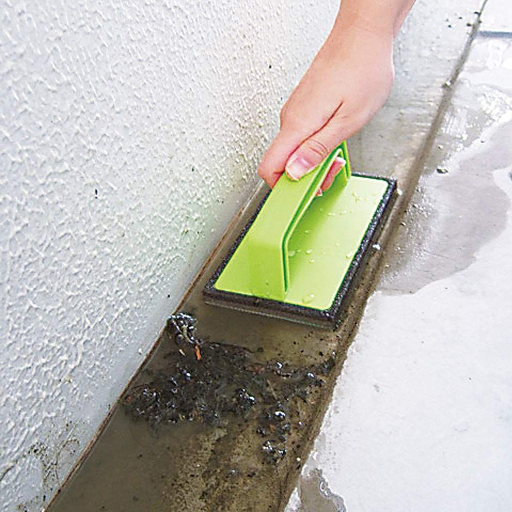  数量 TKブラッシングスポンジ 玄関タイル用 本体 グリーン 玄関掃除 ベランダ掃除 外壁掃除 ハンドブラシ アズマブラシ 台所用スポンジ たわし 掃除用具