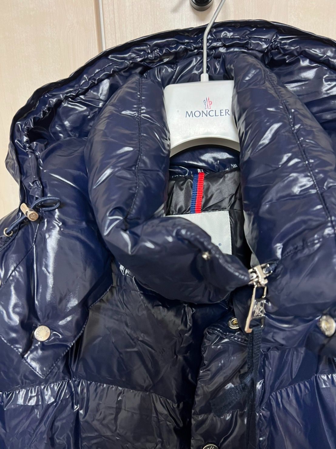 MONCLER ネイビー ダウンジャケット　希少モデル ネイビーブルー Montgenevre ショートダウンジャケット : ショート