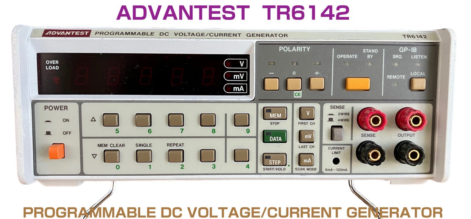 ADVANTEST TR6142 Programmable DC Voltage|Current Source