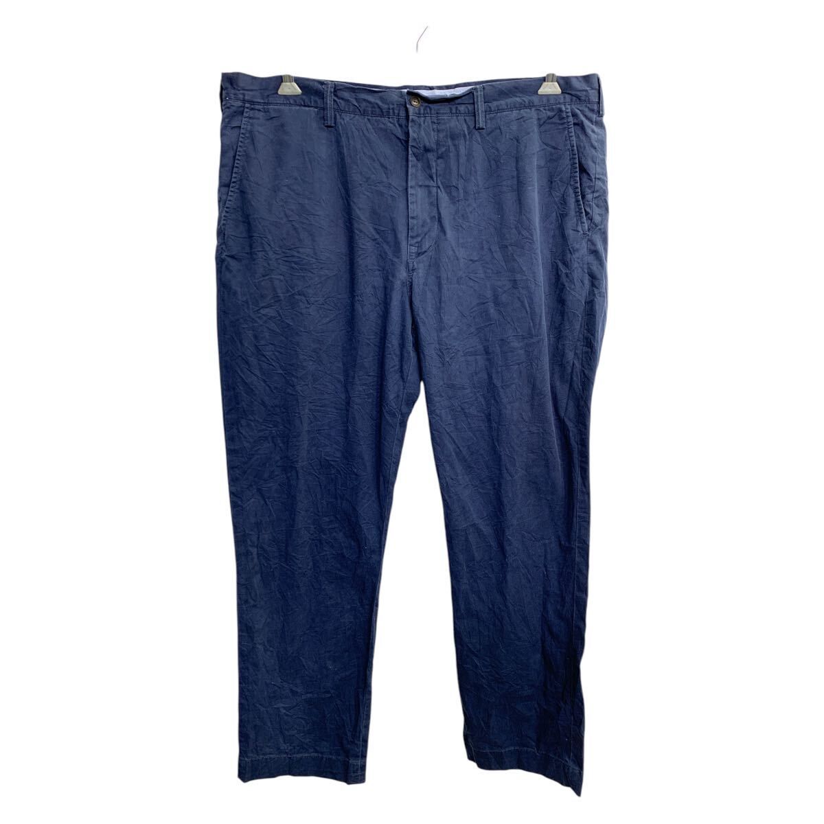POLO RALPH LAUREN チノパン W40 ポロラルフローレン ビッグサイズ ネイビー 古着卸 アメリカ仕入 2503-440