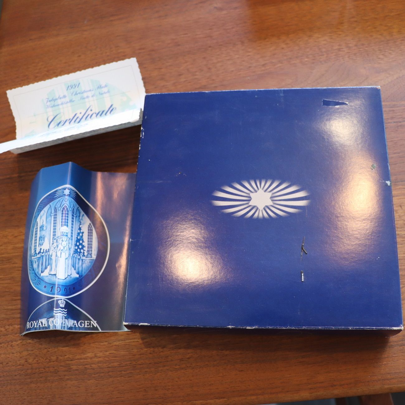 Royal Copenhagen ロイヤルコペンハーゲン クリスマスプレート 1991年