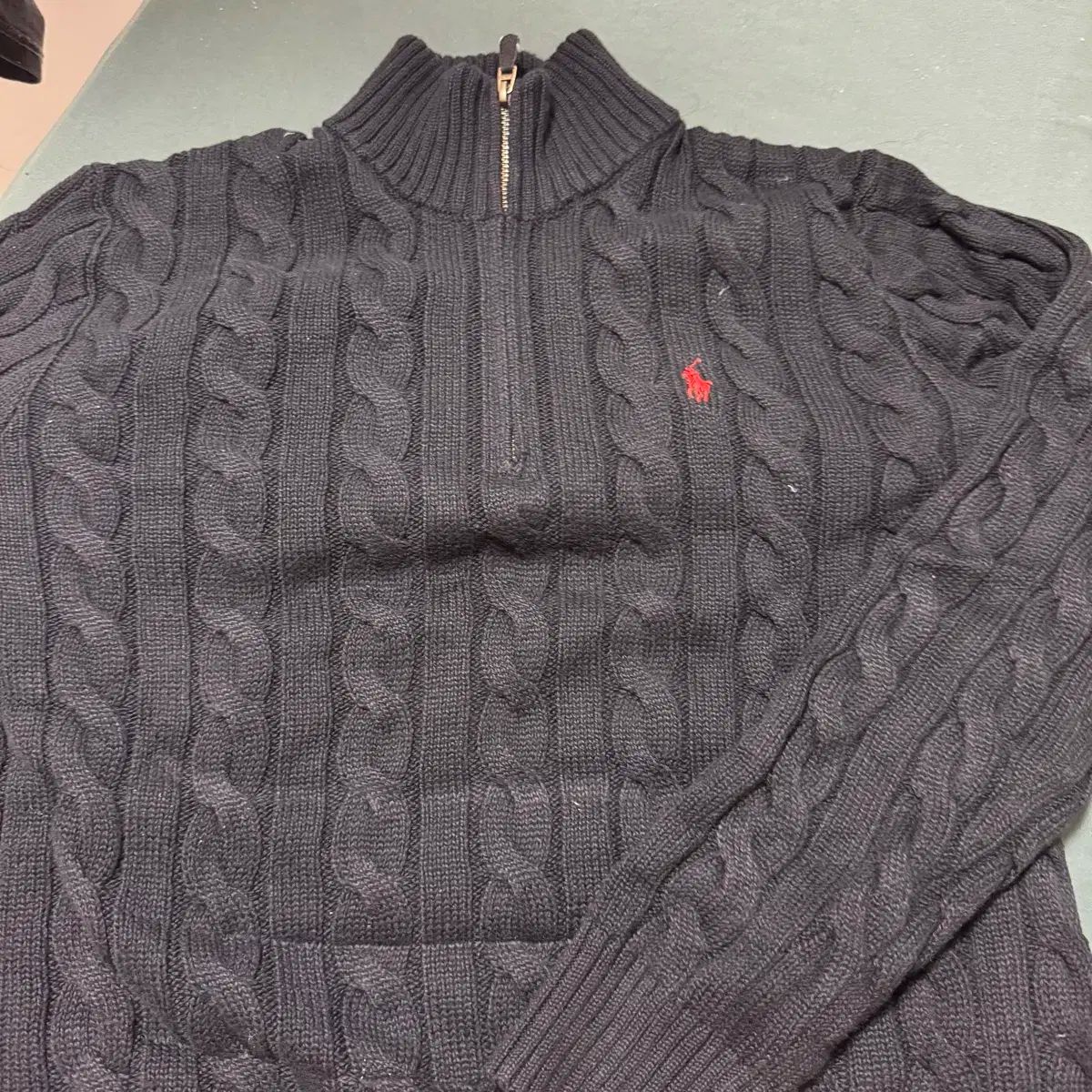 ✳︎出品7月24日まで✳︎ Polo Ralph Lauren ケーブル編みニット POLO RALPH LAUREN ニット セーター ケーブルニット コットン V