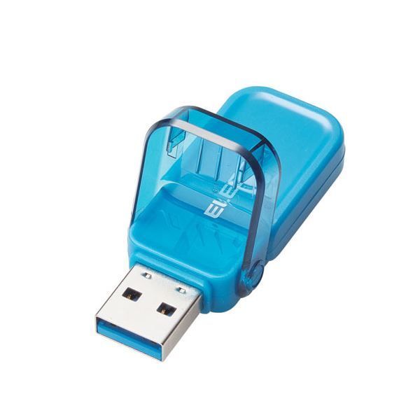エレコム USBメモリー USB3.1（Gen1）対応 フリップキャップ式 64