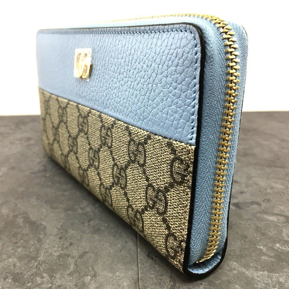 送料込み！ 未使用品 GUCCI ジップウォレット 456117 箱付き 142  