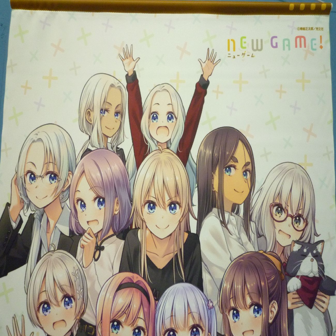 NEW GAME B2W スエードタペストリー 13巻 メロンブックス特典 非売品