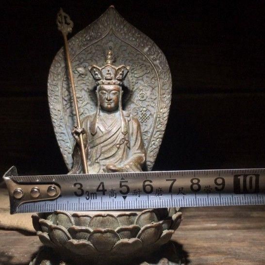 九華山地蔵王仏像  銅製 装飾品 工芸品 美術品 置物 銅製 九華山地蔵王仏像 装飾品 工芸品 美術品 置物 - メルカリ