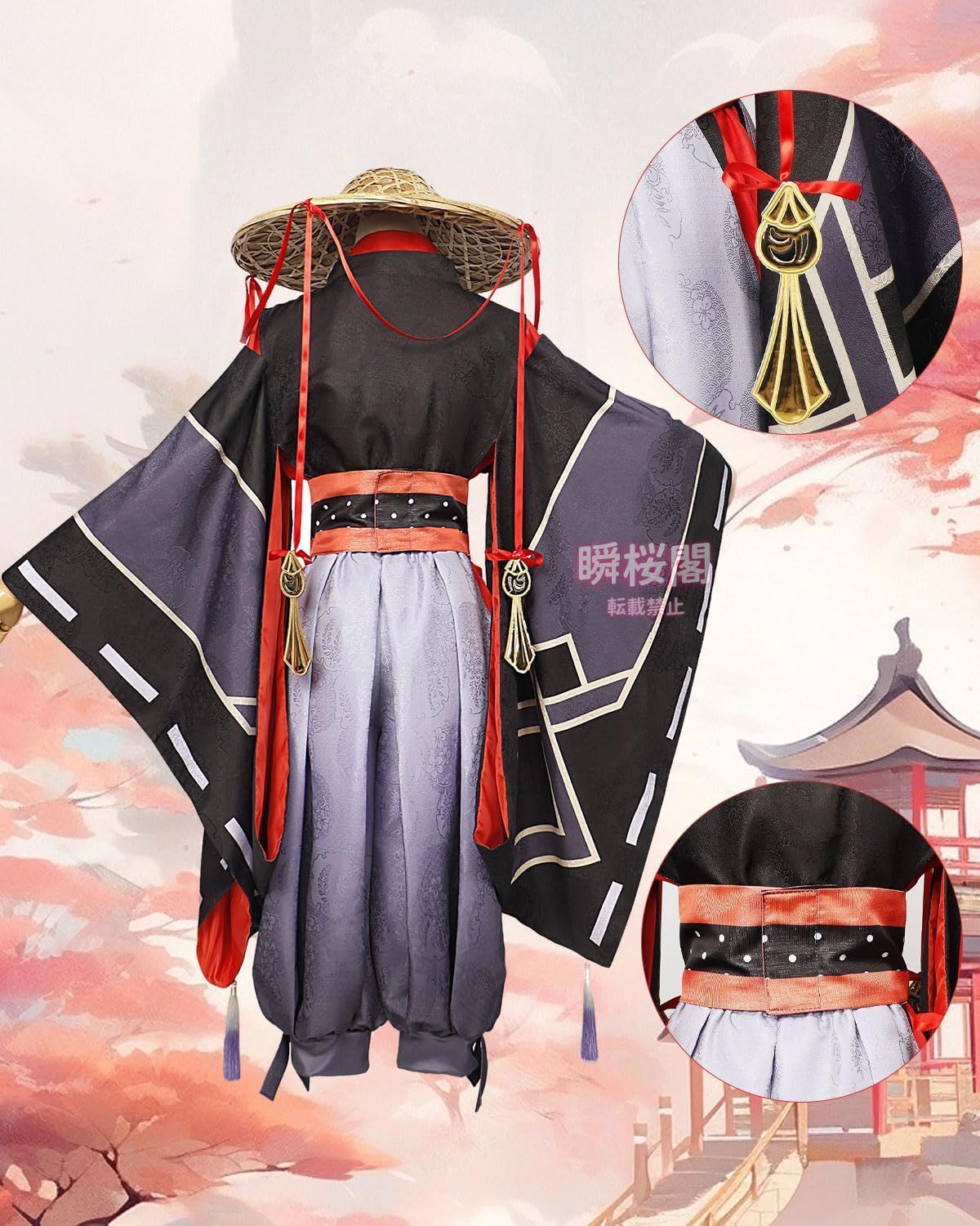 新発売 散兵 コスプレ ウィッグ付き 原神 国崩 放浪者