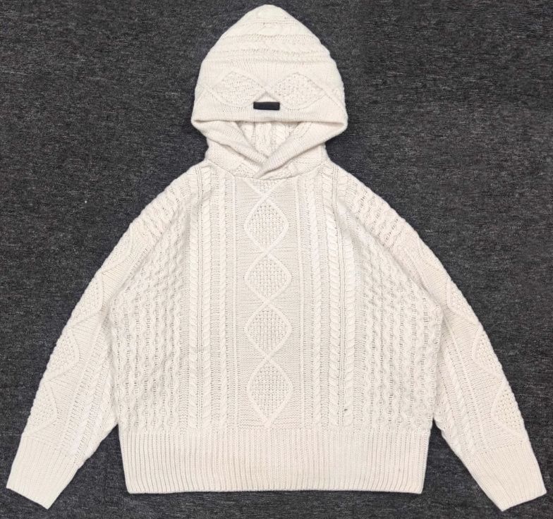 FEAR OF GOD ESSENTIALS ケーブルニットパーカー - メルカリ