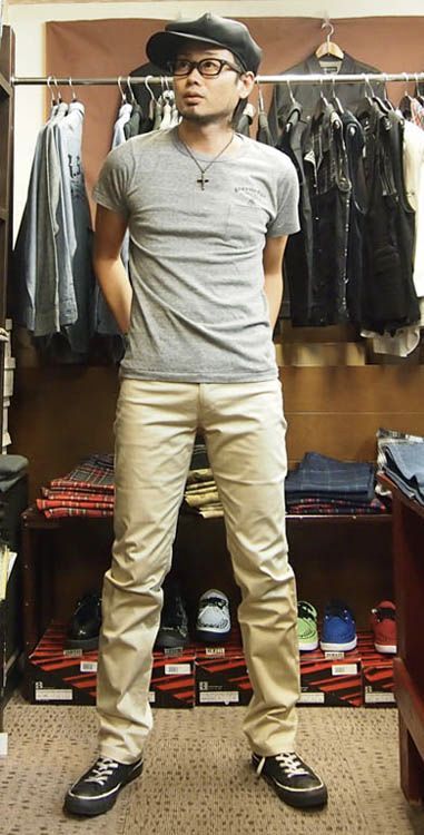 ポケット付Tシャツ