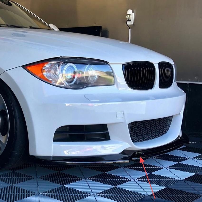BMW 1シリーズ E82 E88 2008-2013用 フロントスポイラー リップガーニッシュ 小型エアロ ピアノブラック |5.10