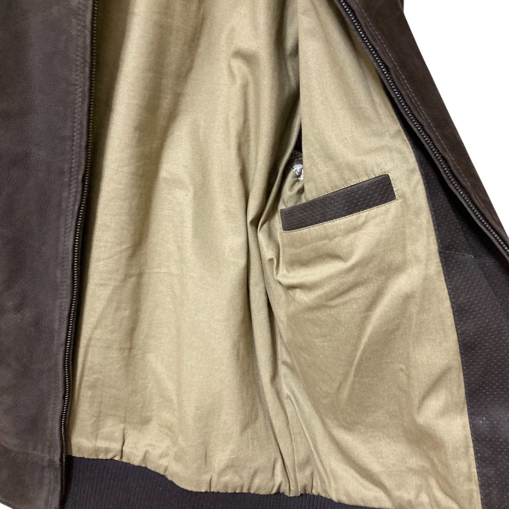 dunhill ダンヒル スウェードレザー MA-1 ブルゾン Mサイズ 良品 dunhill ダンヒル 人気 スウェードレザー MA-1 ブルゾン フライト