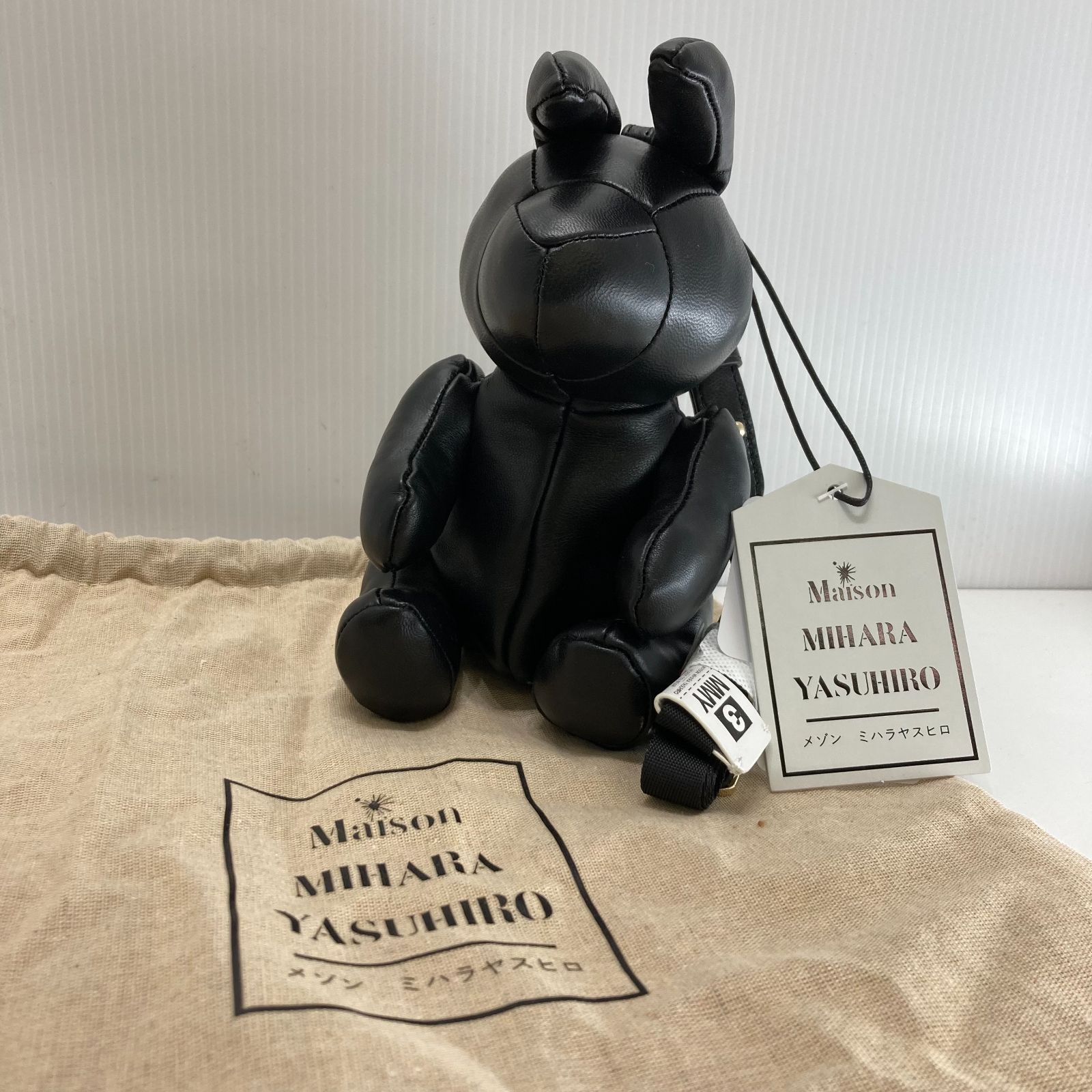 Maison MIHARA YASUHIRO DOLLS Rubbit Mini Bag ミニバッグ 黒 