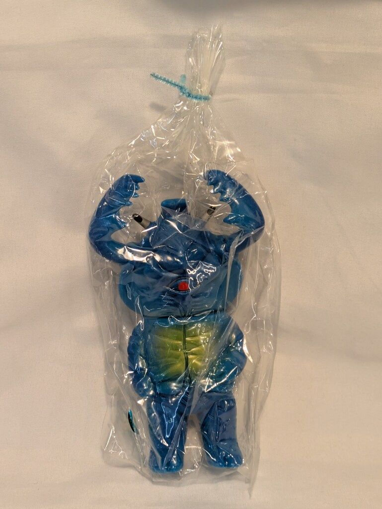 M1号 風船アントラー(青成型/黄緑/メタ青塗装) 割れない風船 おもちゃ, image size:769x1024