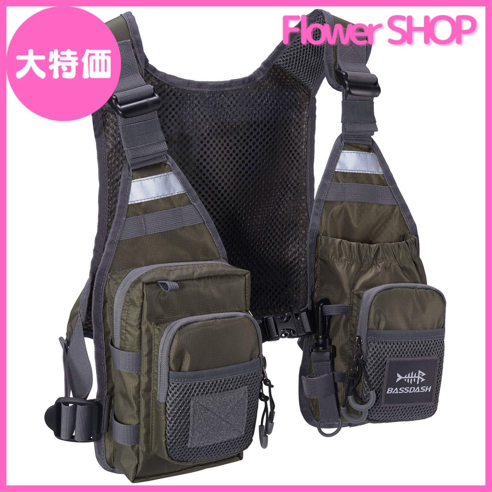 フィッシングベスト 釣り黒 シーバス DRESS タックルベスト 楽天市場】DRESS フローティングゲームベスト Air(サポーター付