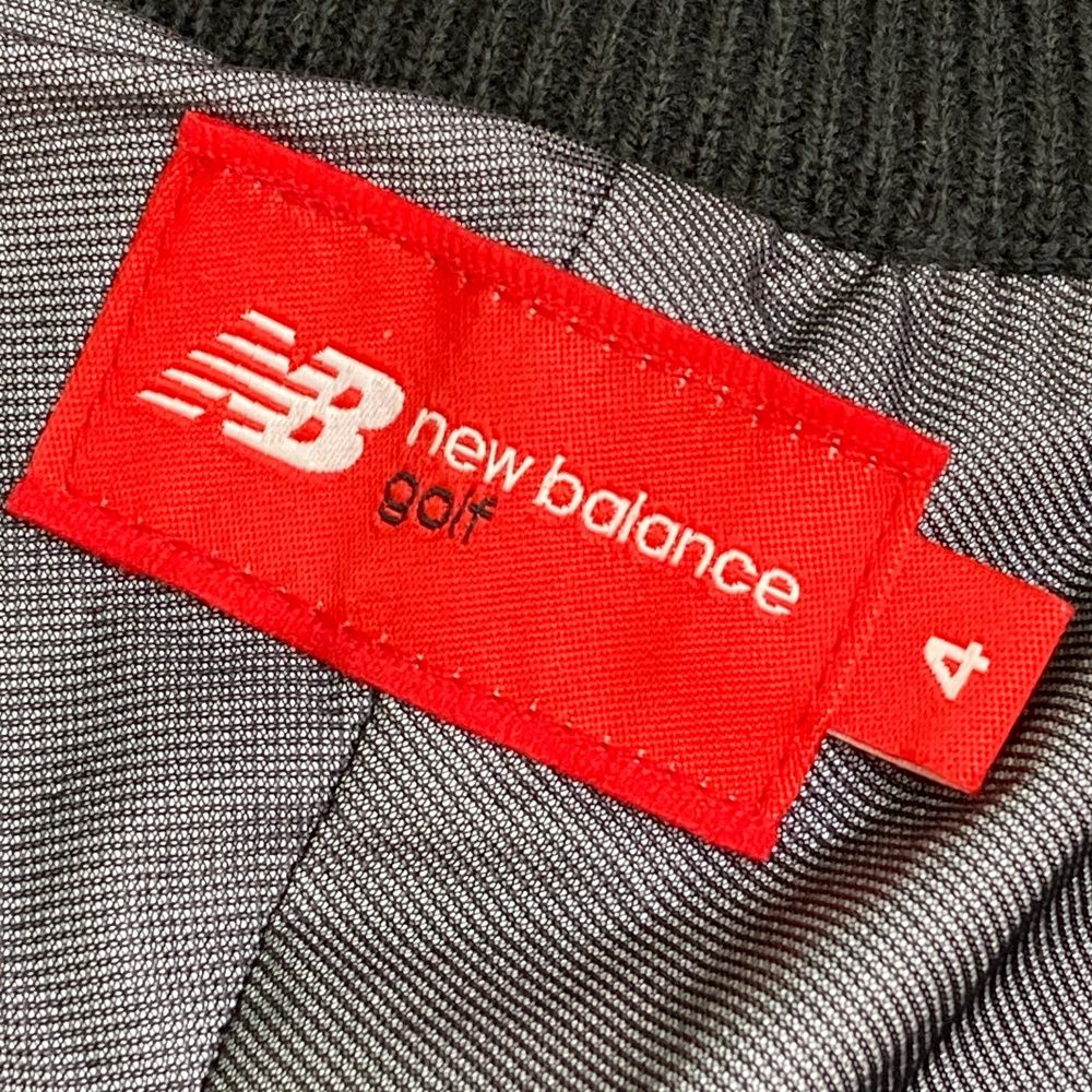 サイズ：4 NEW BALANCE GOLF ニューバランス 2022年 裏地付 ニット ジップジャケット  ホワイト系 [240101477280] ゴルフウェア メンズ ストスト サイズ：4 NEW BALANCE GOLF ニューバランス 2022年 裏地付 ニット