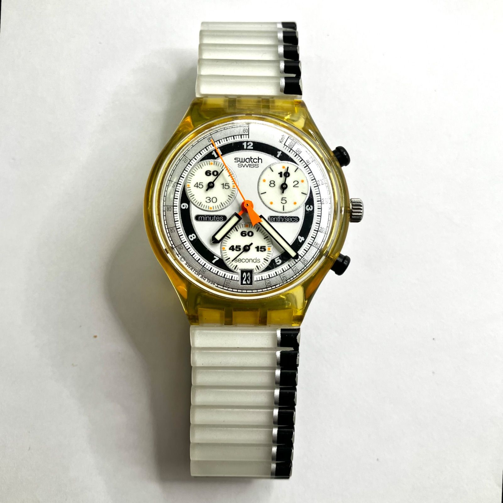 1996s Swatch chrono「GLOWING ICE」クォーツ腕時計 1996s Swatch chrono「GLOWING ICE」クォーツ腕時計 Swatchの