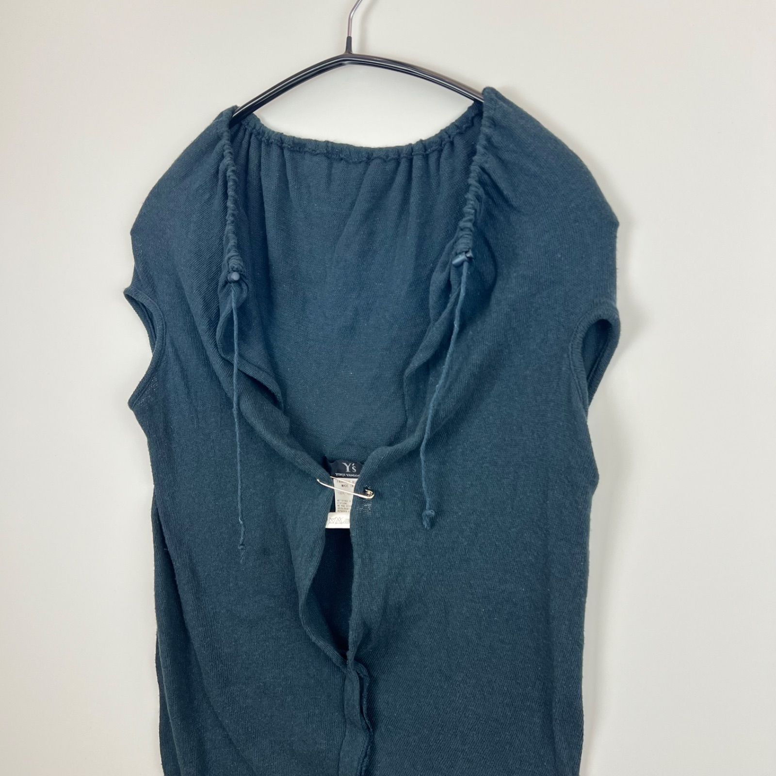 ワイズ　Y's ヨウジヤマモト　YohjiYamamoto ノースリーブ Y's 00s yohji yamamoto W's design top 3 YE-T05-063 old y2k