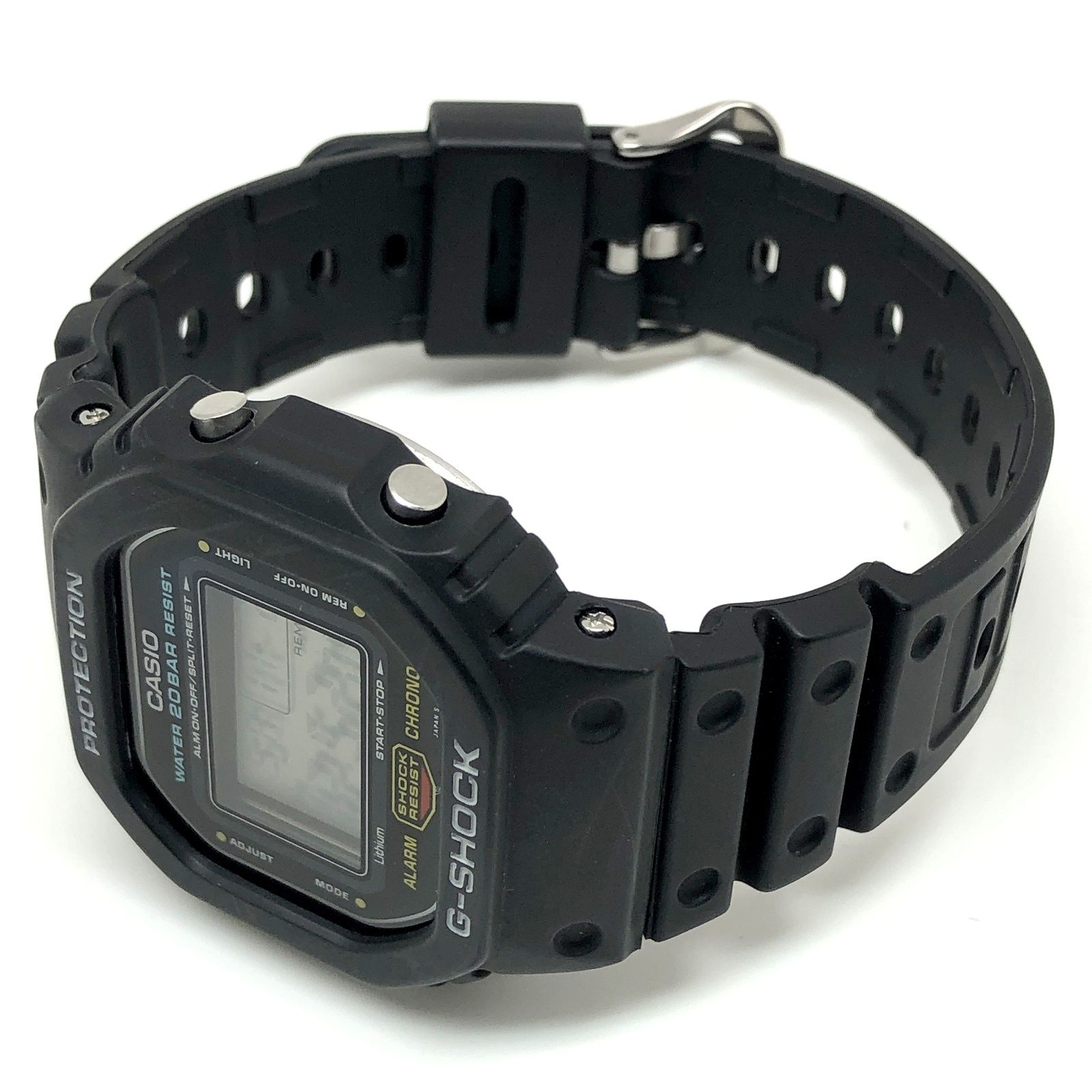 G-SHOCK ジーショック DW-5600C-1 M691 公式レストア品 国内20BAR スピードモデル オレンジ豆球 鏡面裏蓋  1987年6月発売 - メルカリ