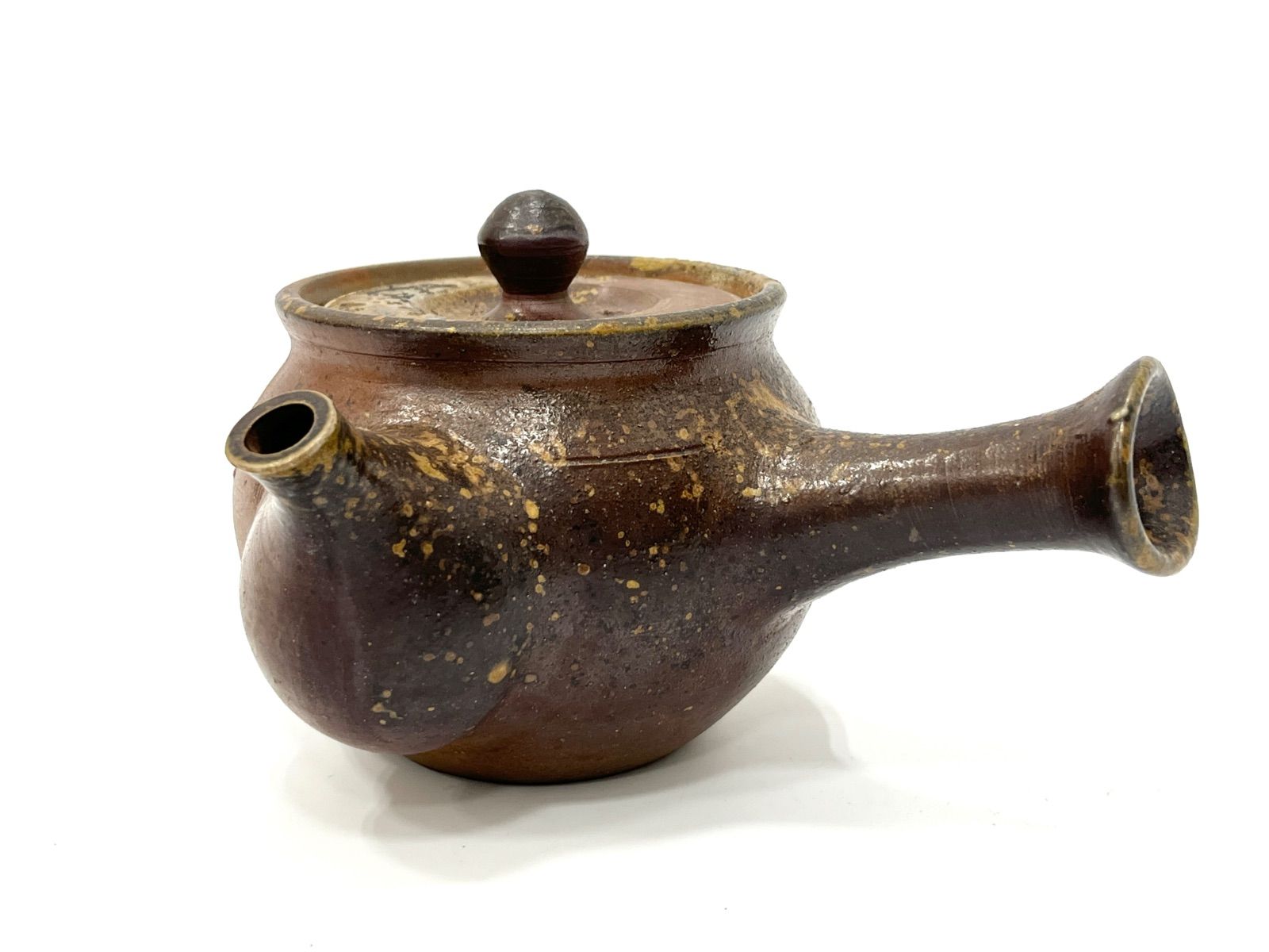 旧家蔵出し】備前焼 原田陶月 お猪口 ぐい呑み 煎茶道具 原田拾六 「備前