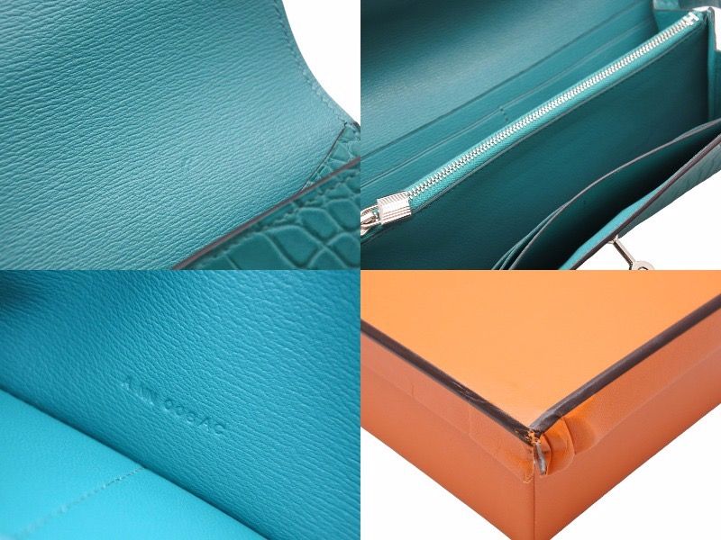 極美品 HERMES エルメス ケリーウォレット ヴェールヴェローヌ