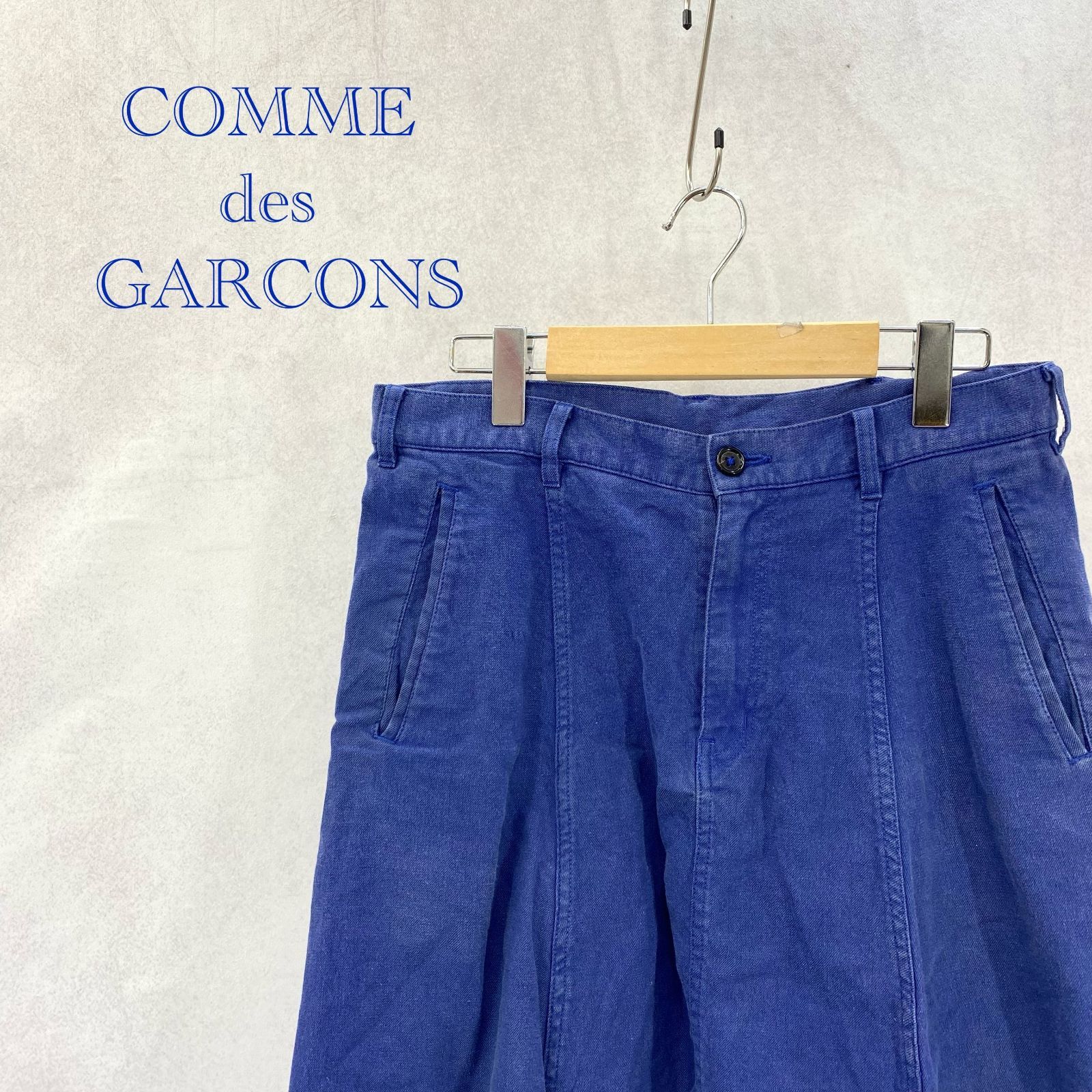 COMME des GARCONS HOMME PLUS コムデギャルソン オム プリュス PA-P009 サルエル パンツ ボトムス SS XS S ネイビー メンズ