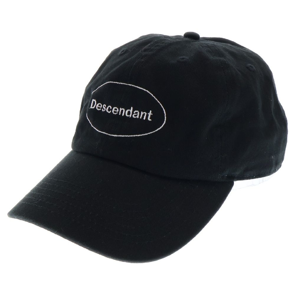 DESCENDANT (ディセンダント) 21SS OVAL 6 PANEL CAP オーバル パネルキャップ 帽子 ブラック
