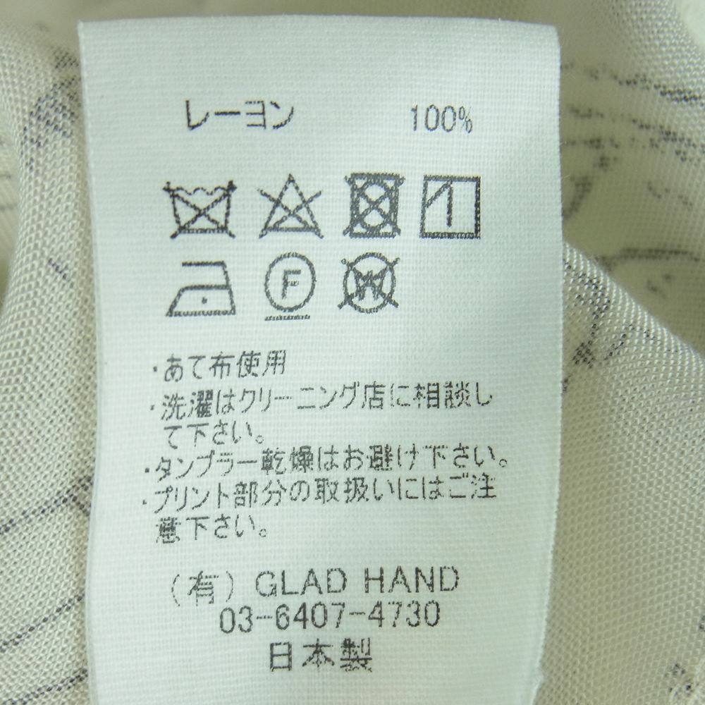GLADHAND & Co. グラッドハンド GLAD POSTALS HAWAIIAN L/S SHIRTS 総