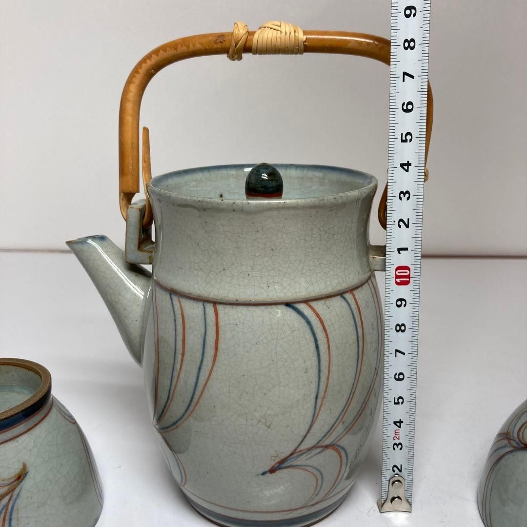 ・文化勲章　楠部彌弌造　番茶器セット　共箱　東K5-0805①タウサ 文化勲章 楠部彌弌造 番茶器セット 共箱 東K5-0805①タウサ