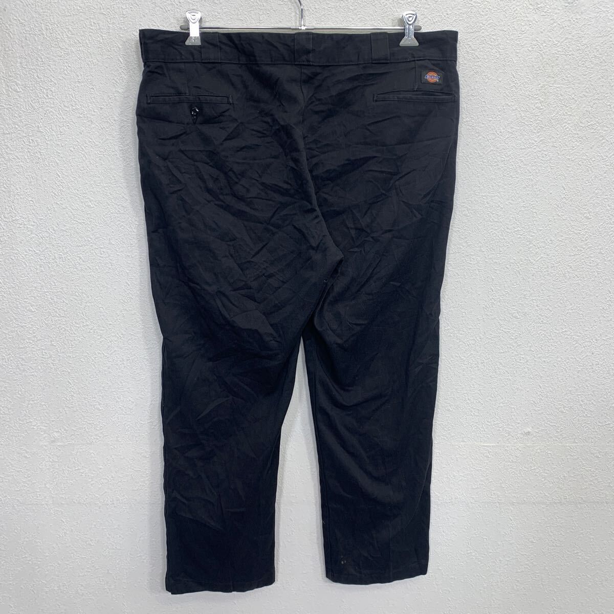 Dickies ワークパンツ W42 ブラック ディッキーズ ジップアップ