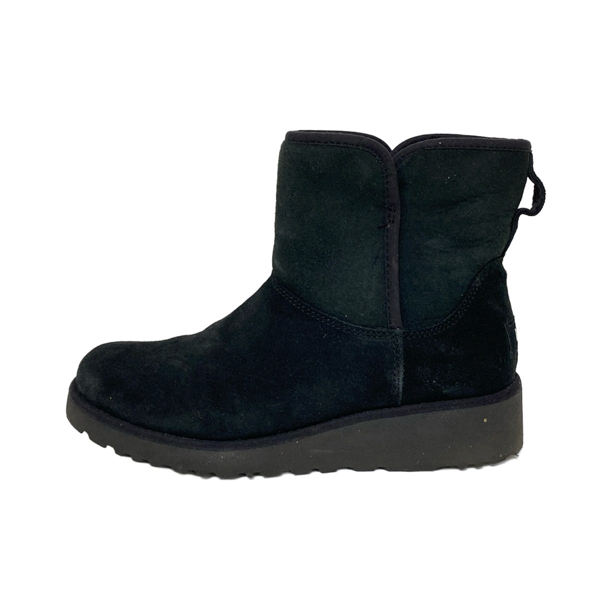 UGG アグ ショートブーツ 23.5 レディース クリスティン 1012497 黒 ムートン