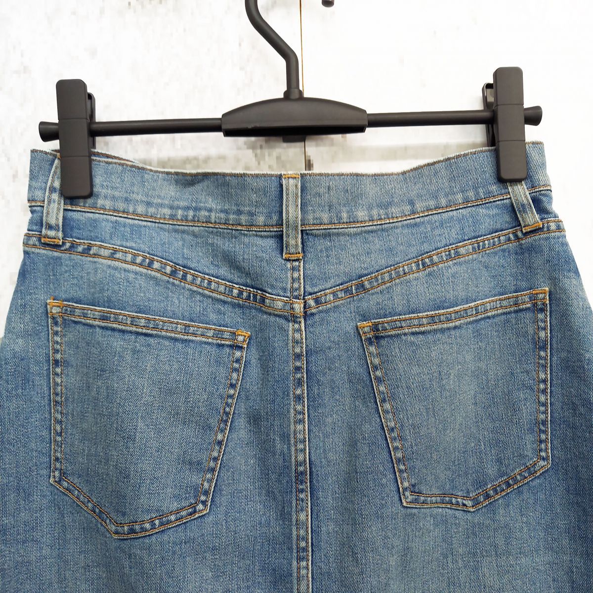 23区　ニジュウサンクデニム　ブルーデニムタイトスカート　ロング丈　 Ｌ Oggi4月号掲載/洗える】23区DENIM ストレッチ デニムスカート