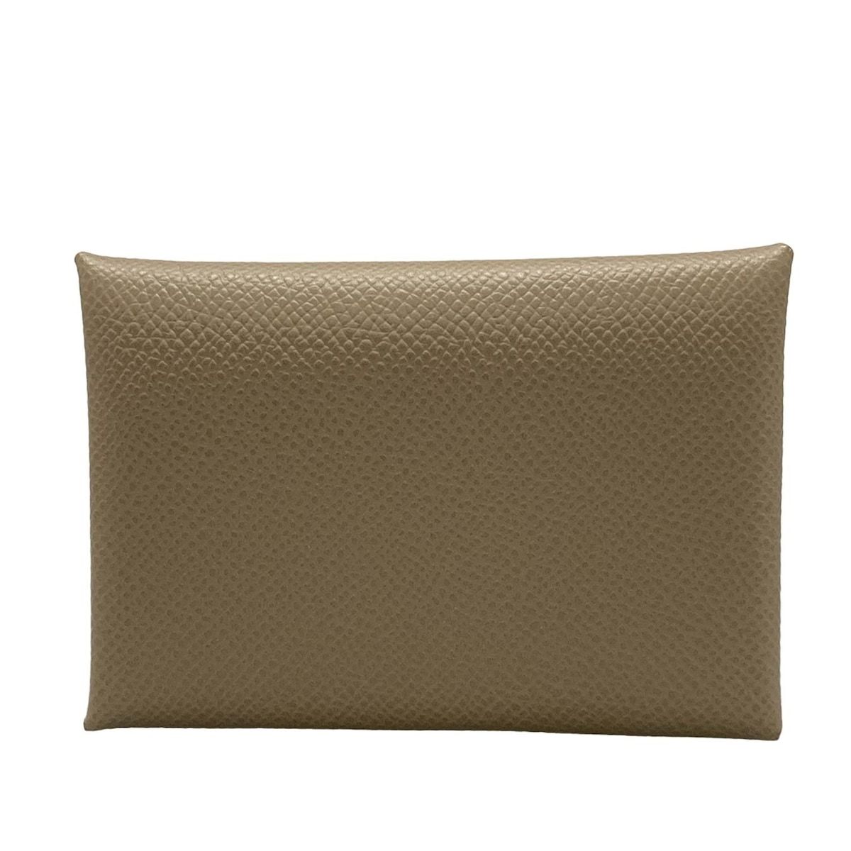 HERMES エルメス コインケース カルヴィ デュオ エトゥープ