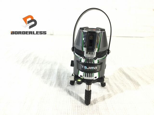 比較的 です TAJIMA タジマ グリーンレーザー墨出し器 ZEROG2L-KJC 本体とバッテリ1個のみ フルラインレーザー 測定器 106941