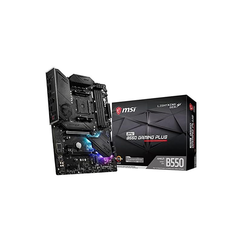 MSI マザーボード MPG B550 GAMING PLUS|A ATX AMD B550 チップセット搭載 Ryzen 5000 シリーズプロセッサー MB5873