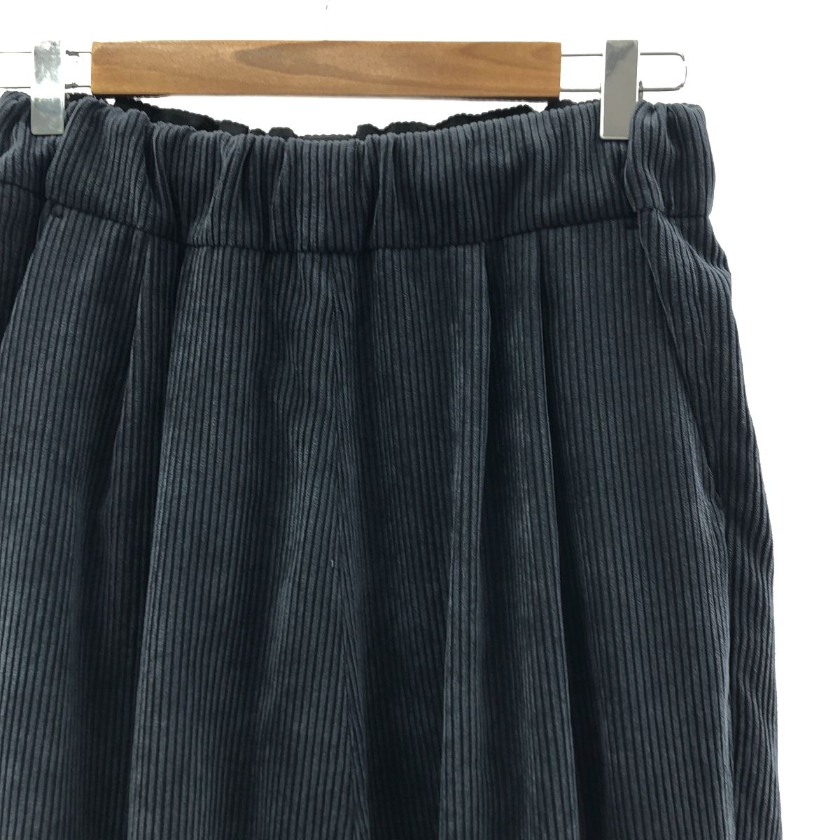 NO CONTROL AIR ノーコントロールエア コーデュロイ イージーパンツ XS ネイビー レディース