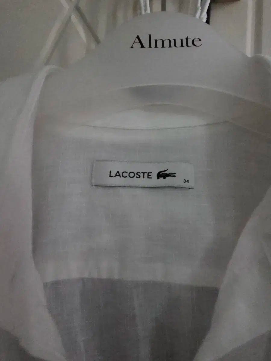  ラコステ レディース ベーシック リネンシャツ 34 44 55 長袖 シャツ ブラウス