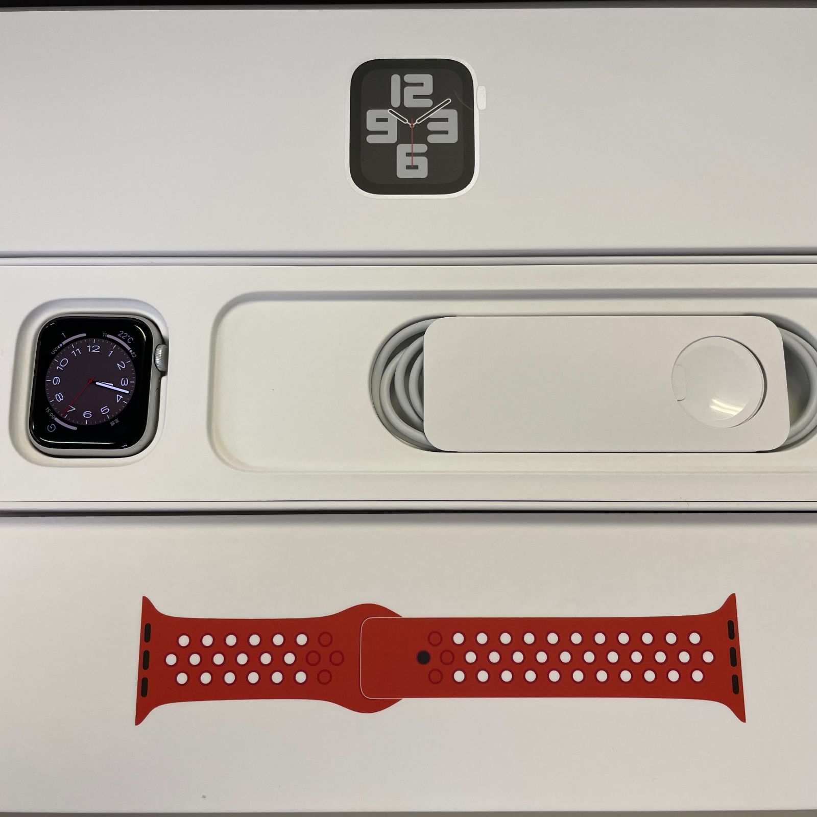 Apple Watch SE 第2世代 40mm GPS A2722 MNL93J/A シルバー バッテリー