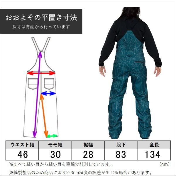 L1 ビブパンツLORETTA OVERALL BIB PNT L1 スノーボードビブパンツ L1