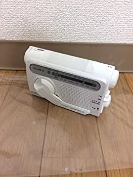 動作品　希少品　防災用品　SONY FM/AMラジオ Amazon.co.jp: SONY FM/AMポータブルラジオ ホワイト ICF-B08/W