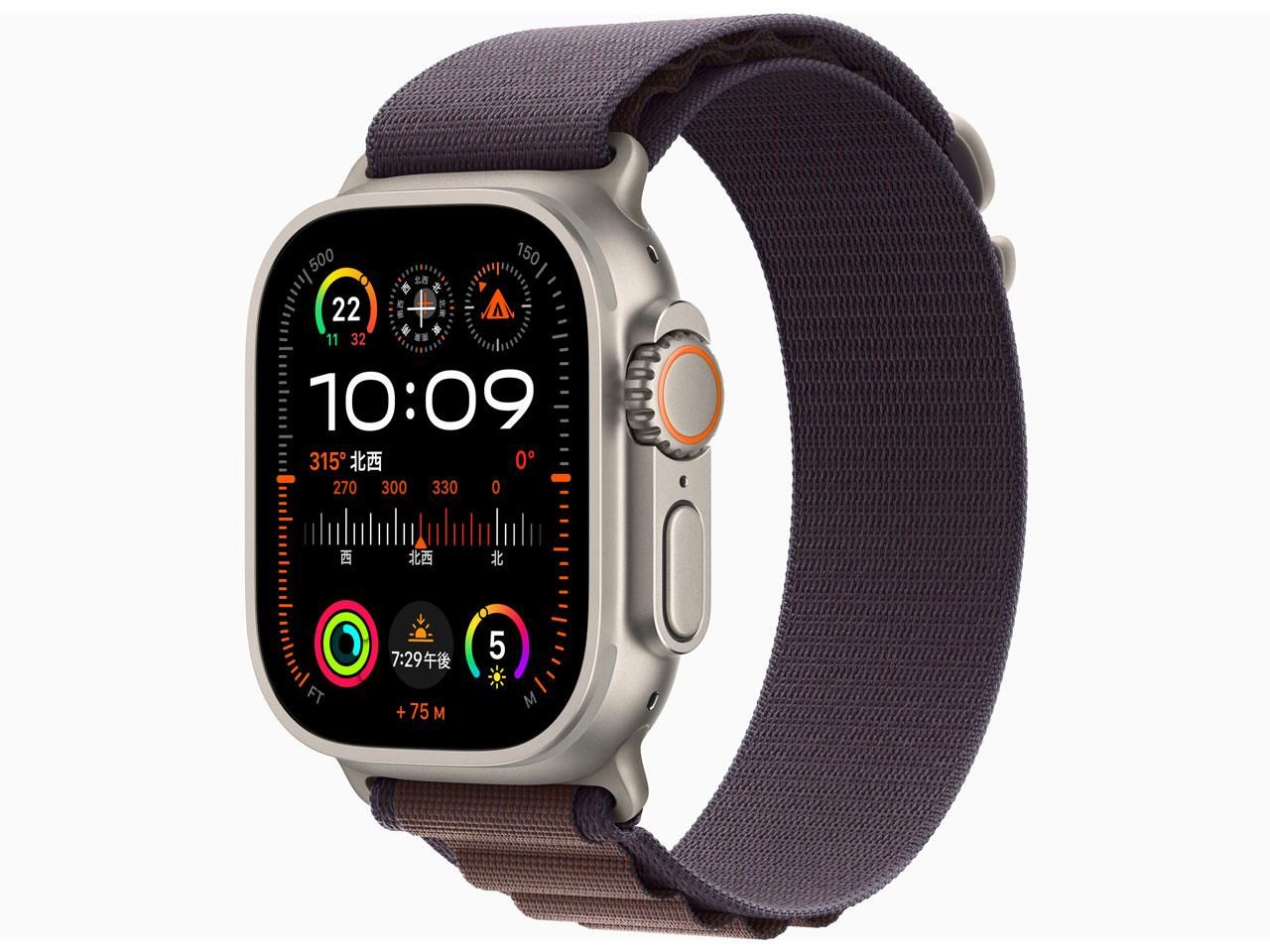 4営業日で発送 APPLE アップル アップル APPLE Apple Watch Ultra 2 GPS Cellularモデル 49mm MRET3J A インディゴアルパインループ M