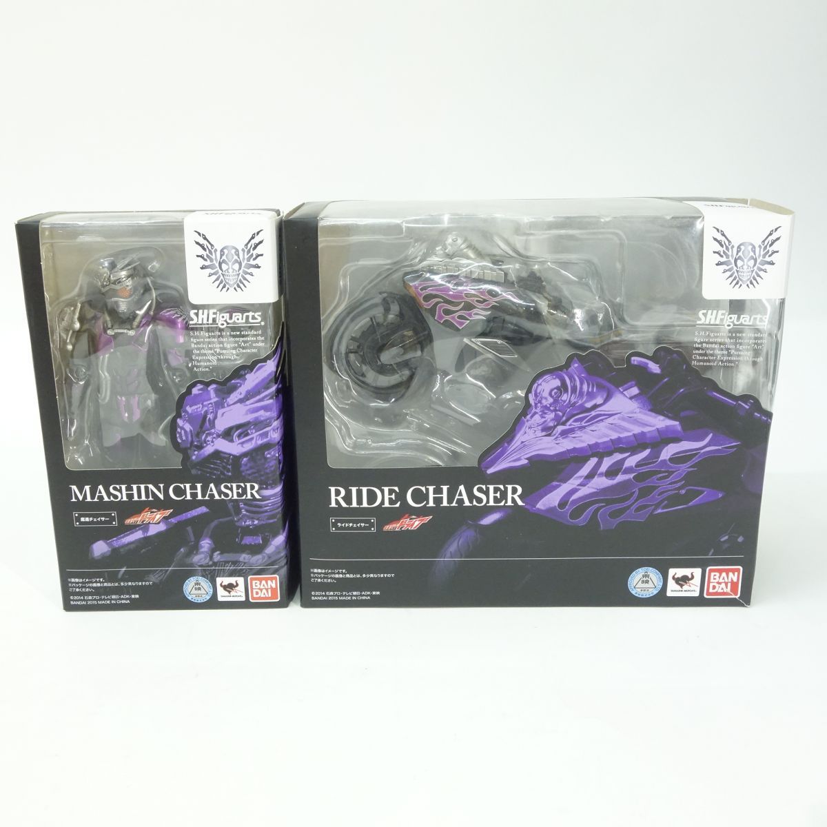 S.H.フィギュアーツ 仮面ライダードライブ 魔進チェイサー u0026 ライドチェイサー 2点セット ※中古