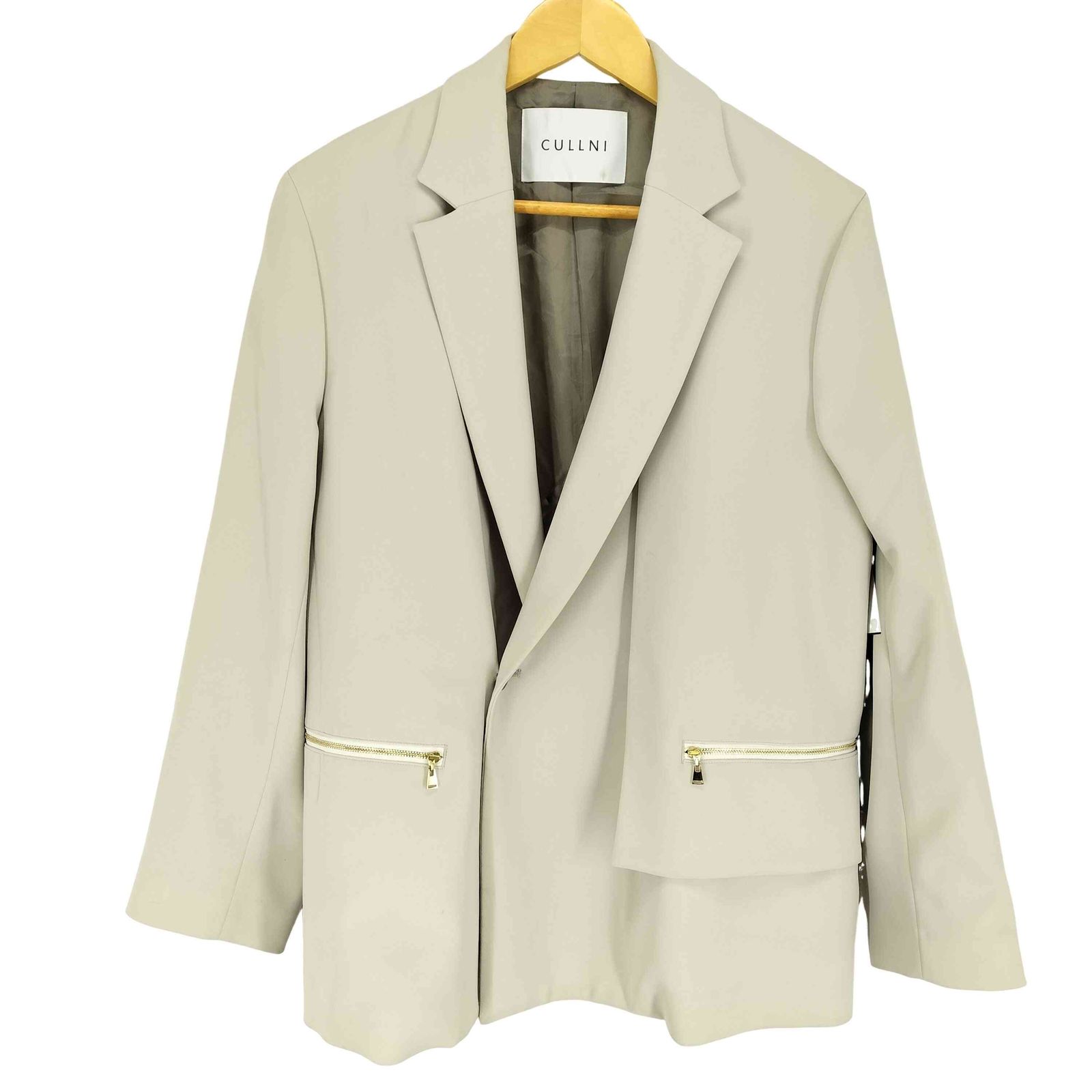 クルニ CULLNI 21AW ジップポケットテーラードジャケット メンズ JPN