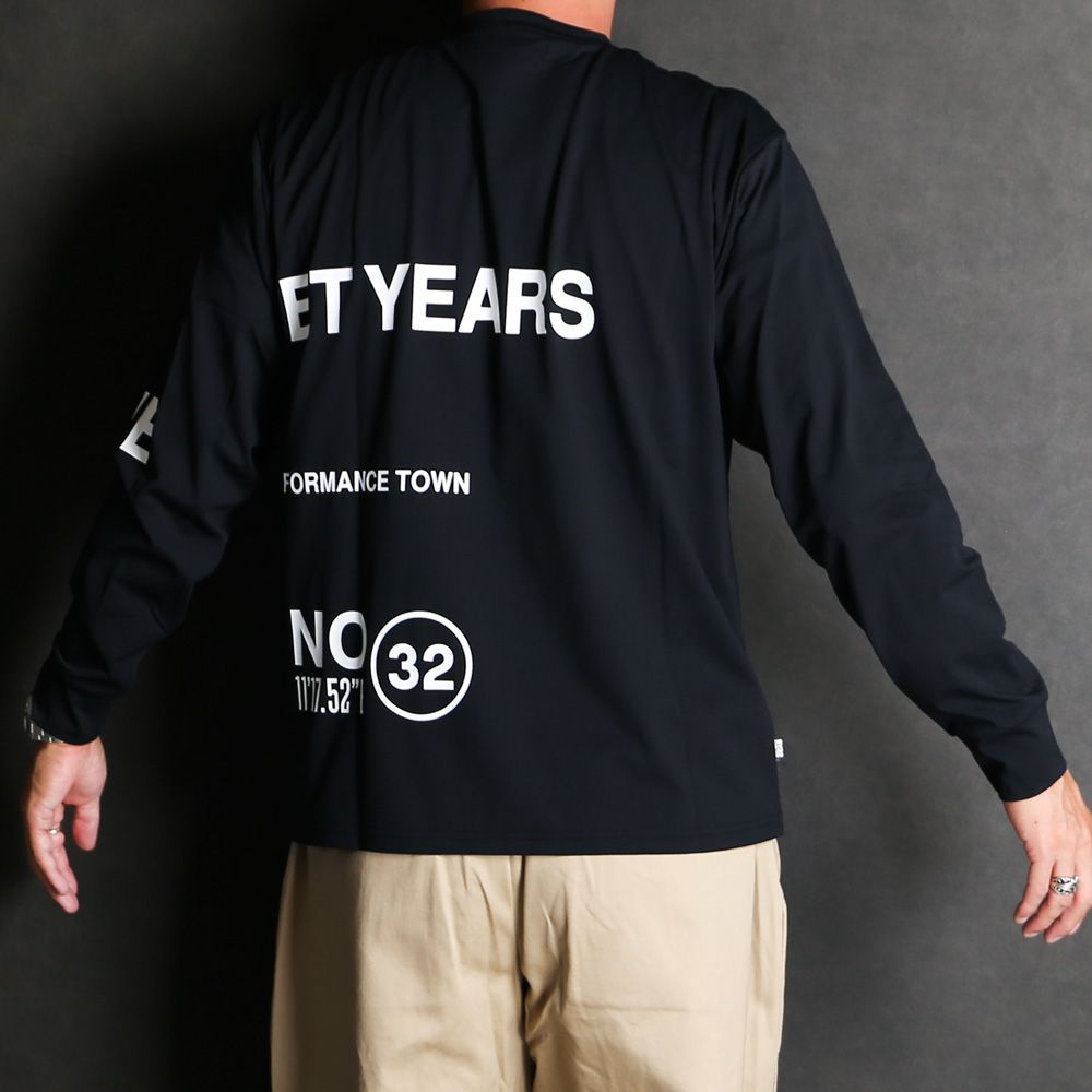 【SY32 by SWEET YEARS/エスワイサーティトゥバイスィートイヤーズ】SEPARATE GRAPHIC L/S TEE - BLACK / グラフィックTシャツ / 14538【国内正規品】