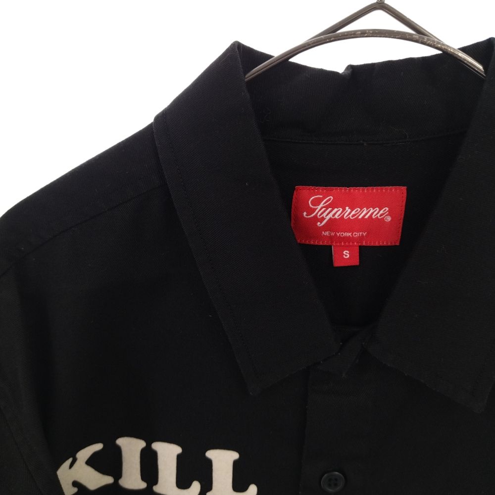 SUPREME シュプリーム 16SS Kill Work Shirt キルロゴプリント 長袖 ...