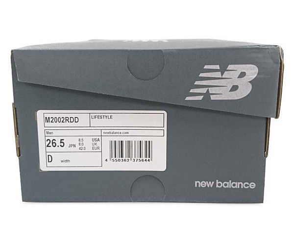NEW BALANCE ニューバランス 品番 M2002RDD シューズ グレー サイズUS8.5=26.5cm 正規品 / 28088