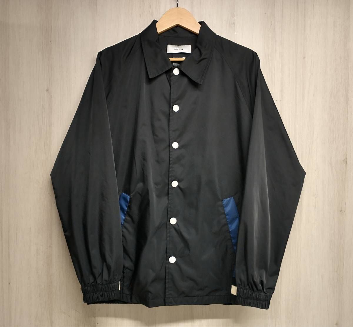 FACETASM STADIUM COACH JACKET ファセッタズム スタジアムコーチジャケット スタジャン ポリエステル ブラック ネイビー  BQ-JK-M02 - メルカリ