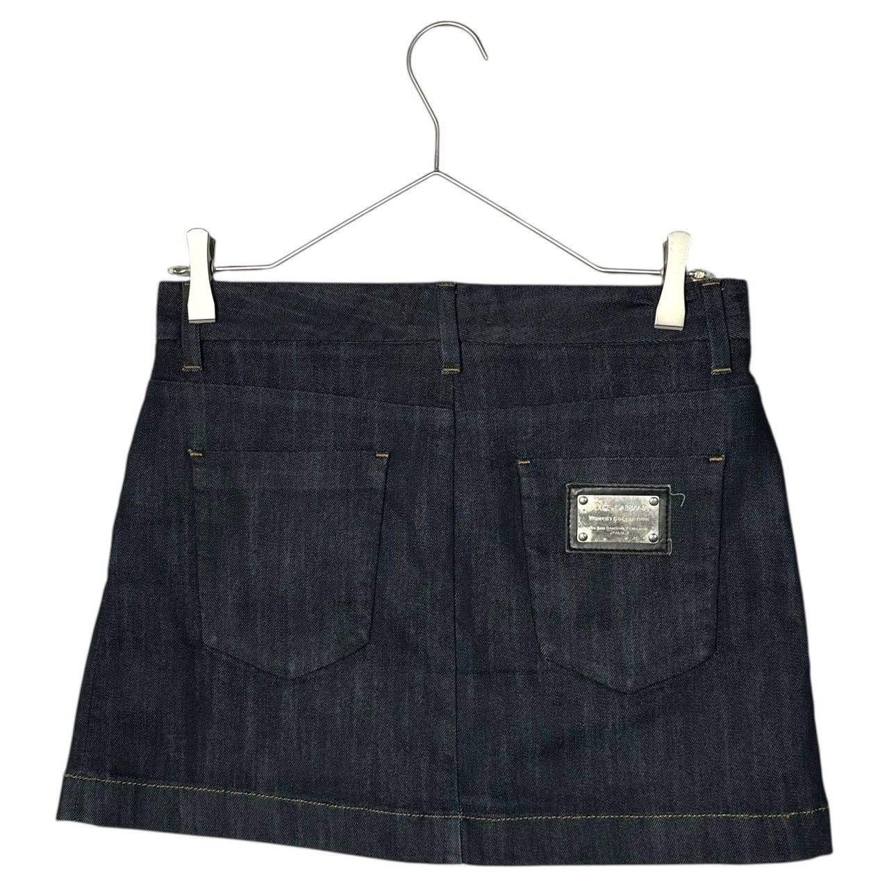 DOLCE&GABBANA(ドルチェ&ガッバーナドルガバ) Back Plate Denim Mini